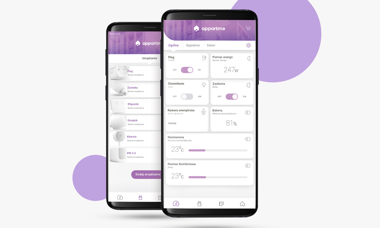 Kamera zewnętrzna Appartme Night Guard 360 Wi-Fi  - Aplikacja Appartme