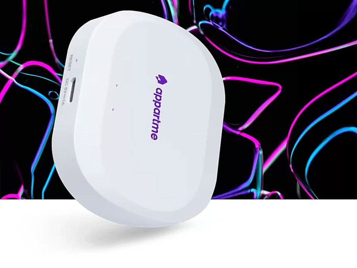 Centralka Appartme Gateway ZigBee - Grafika z tłem