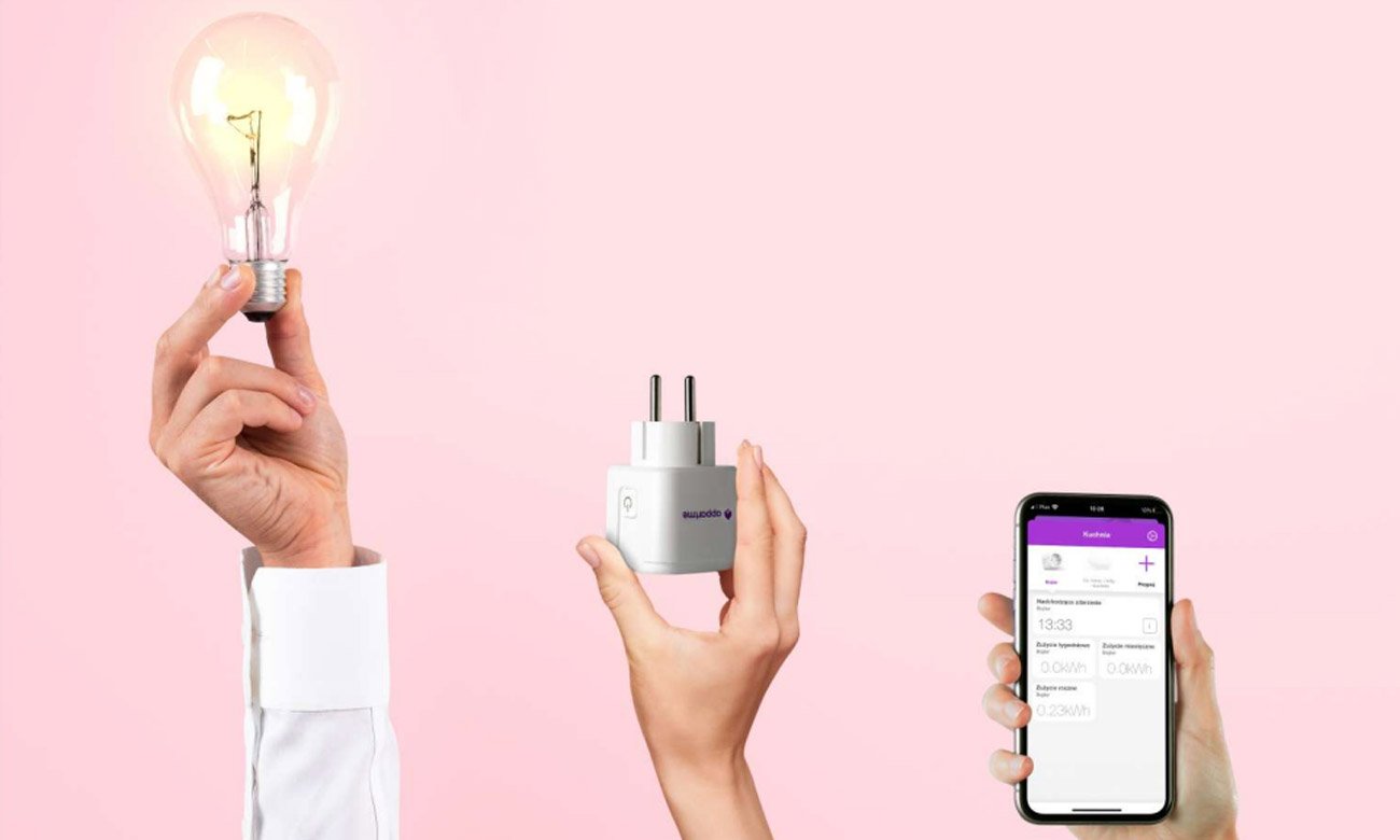Inteligentna wtyczka Appartme Smart Plug WiFi - Łatwe i wygodne użytkowanie