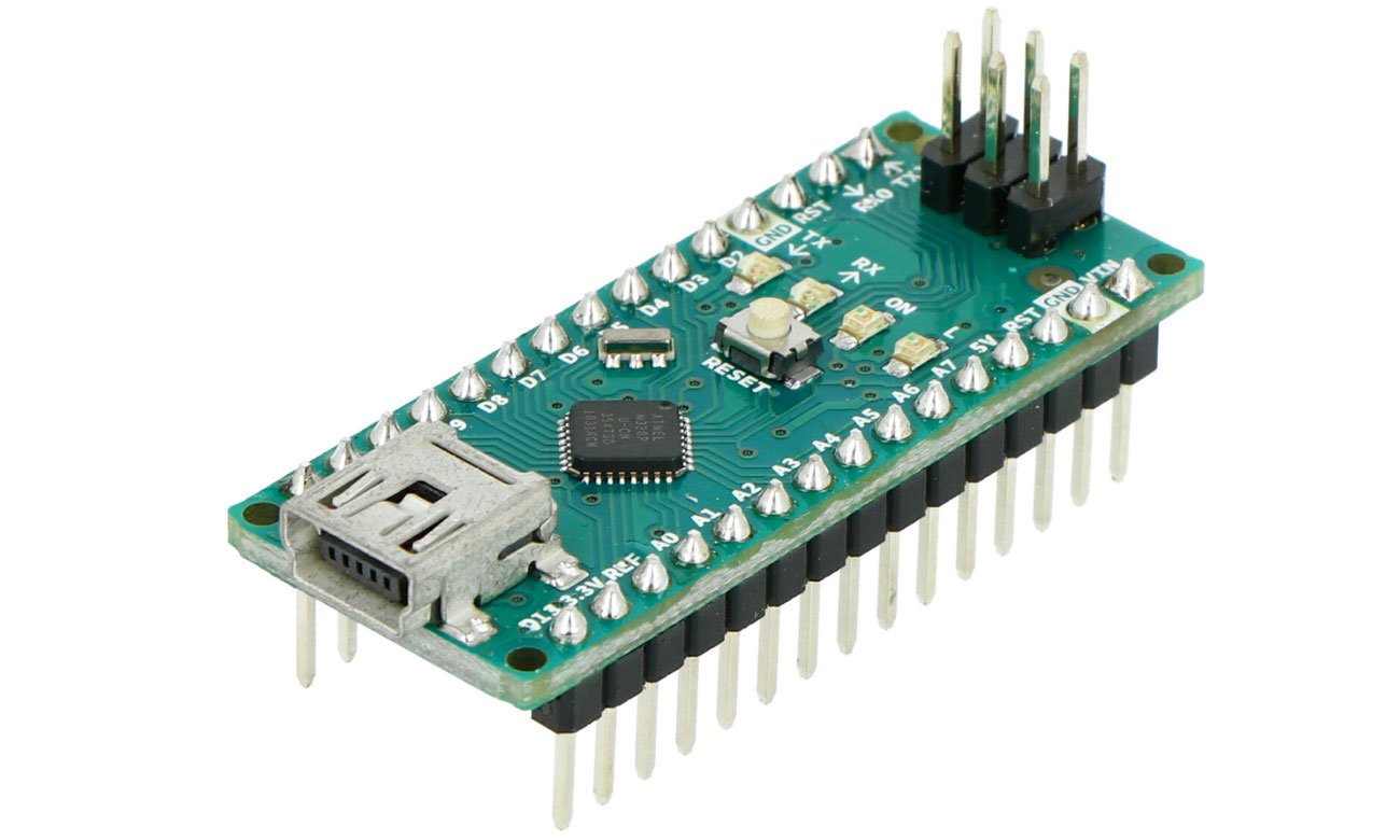 Moduł Arduino Nano - A000005 - Widok z przodu pod kątem