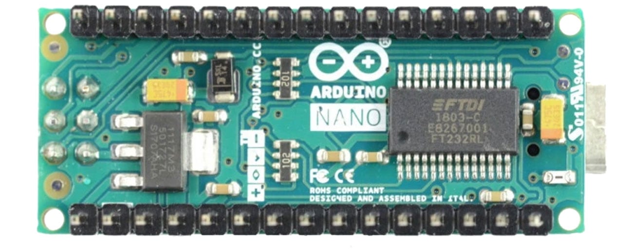 Moduł Arduino Nano - A000005 - Widok z góry