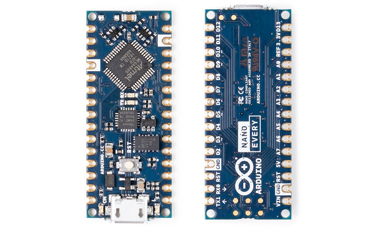 Arduino Nano Every ABX00028 przód tył
