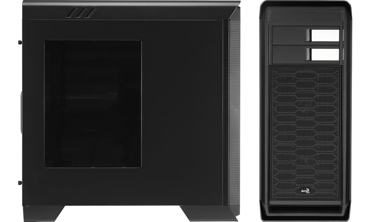 AeroCool AERO 1000 czarna z oknem