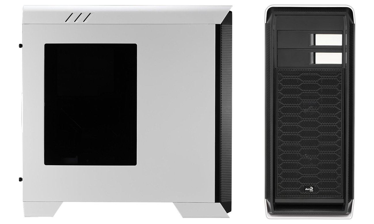 AeroCool AERO 1000 biała z oknem