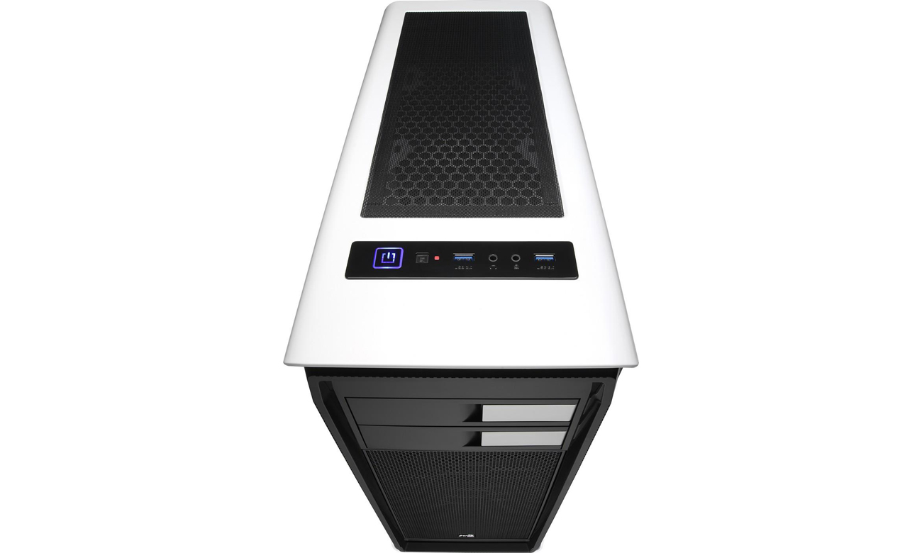 AeroCool AERO 1000 biała złącza