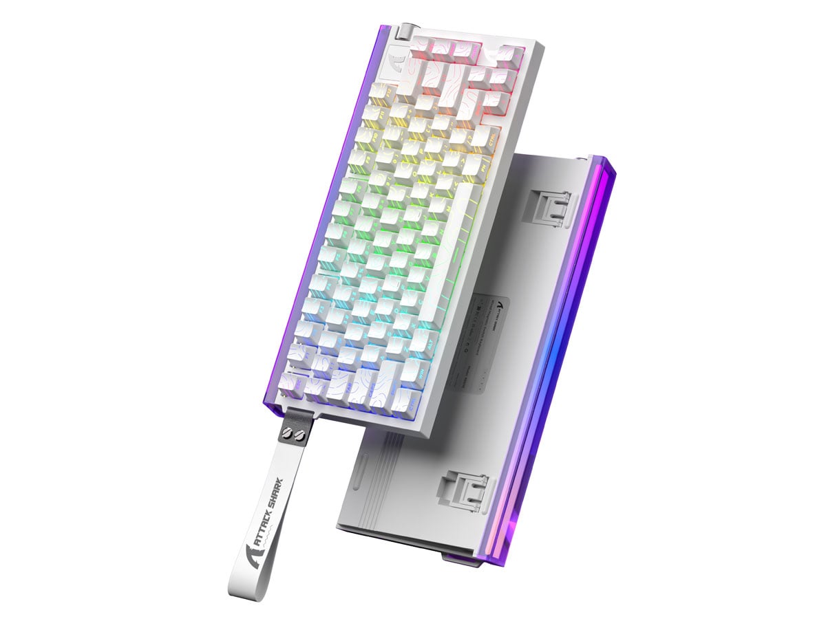 Attack Shark R85 HE Rapid Trigger 8kHz/256kHz biała