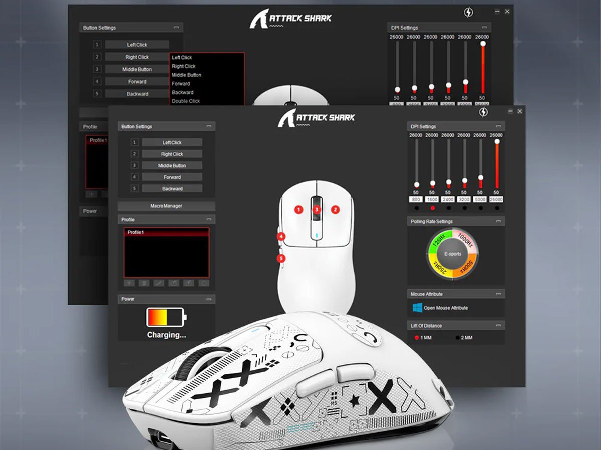 Attack Shark X3PRO czarna