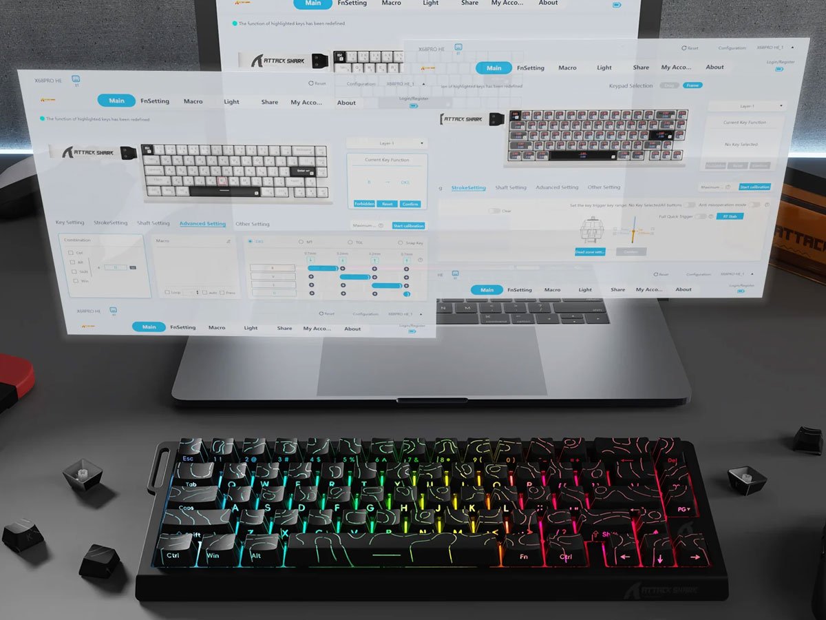 Attack Shark X68PRO HE czarna