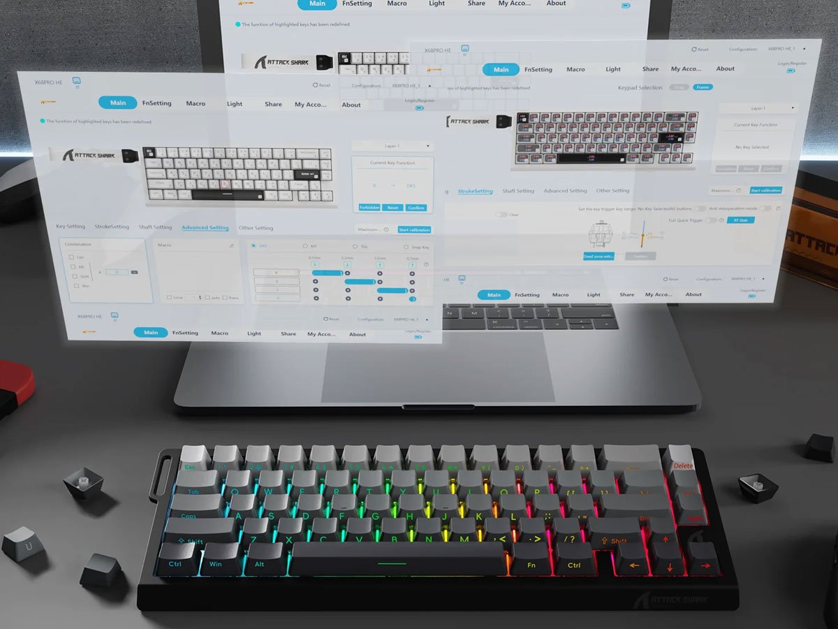 Attack Shark X68PRO HE gradient