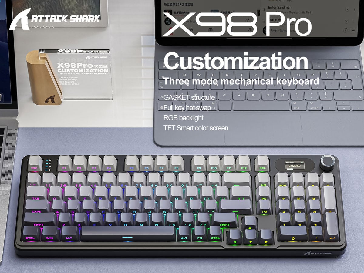 Attack Shark X98PRO Wireless Full-size layout gradient