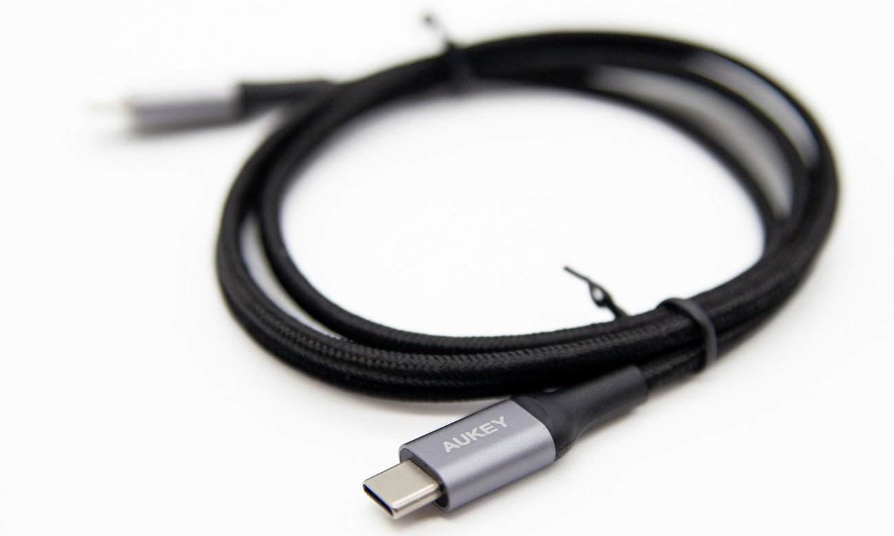 Kabel Aukey USB-C - USB-C wygląd