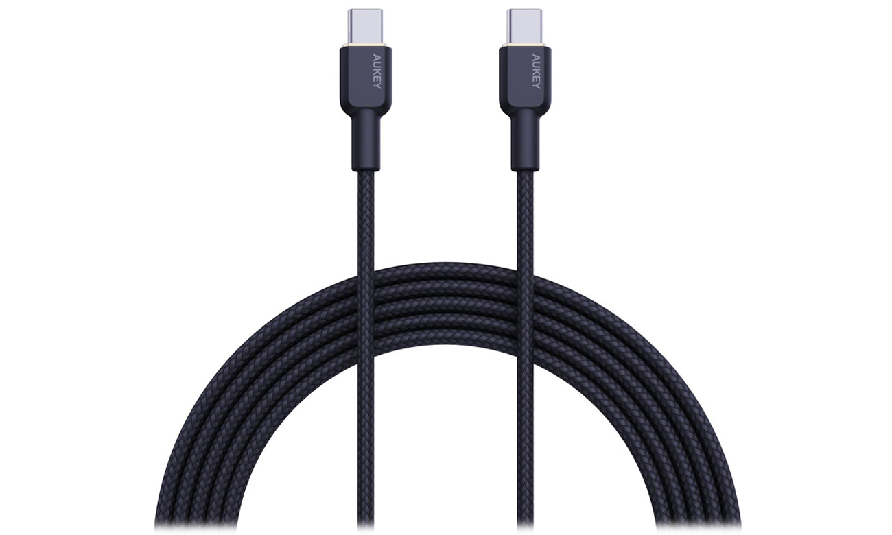 Aukey USB-C - USB-C 2.0 PD 60W 1m Kabel im Geflecht