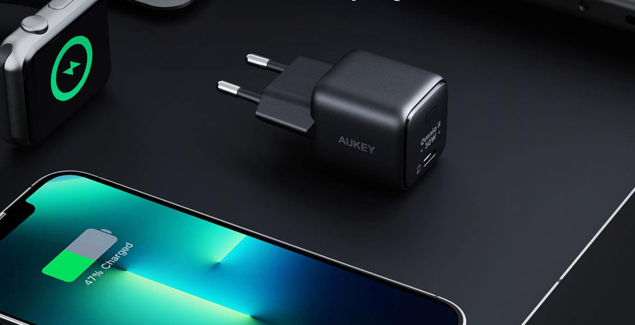 Aukey GaN 20W Ladegerät Design