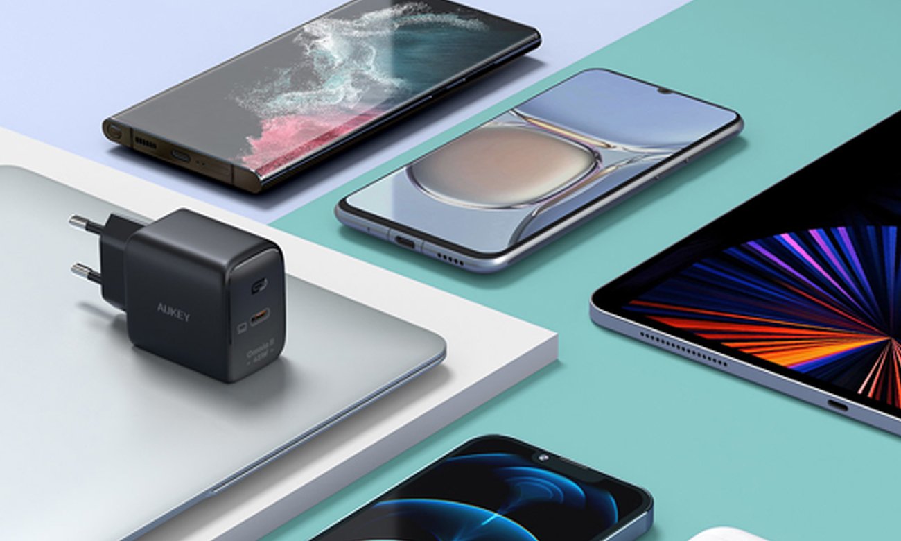 Ładowarka Aukey GaN 20 W wygląd