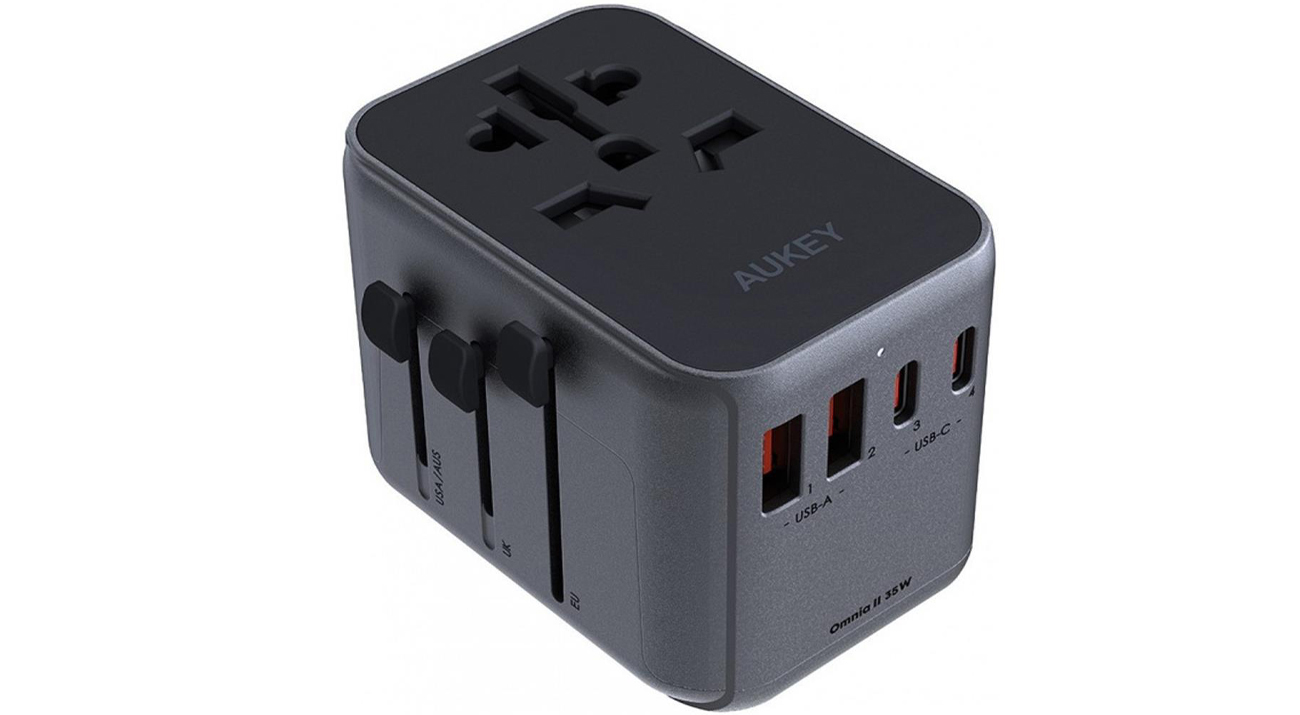 Aukey Reise-Ladegerät EU/US/UK/AUS PD 35 W