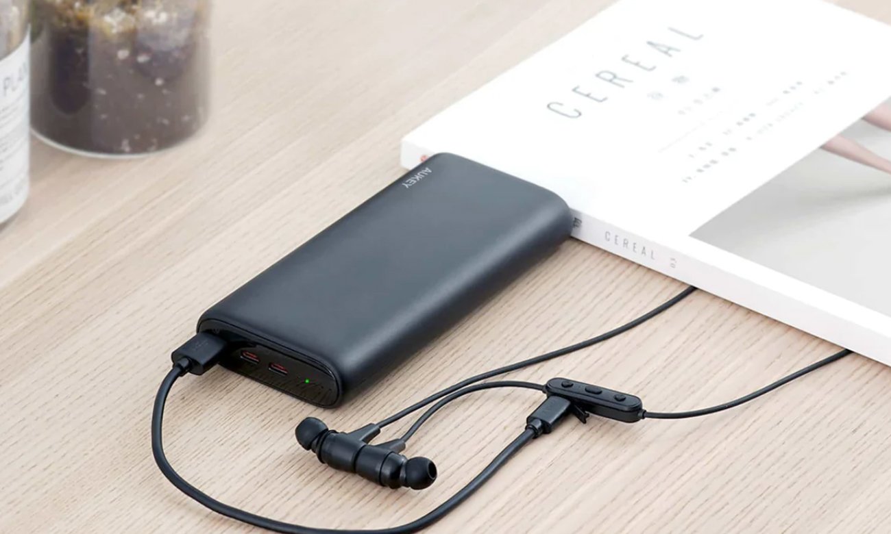Powerbank Aukey 20000mAh zasilanie