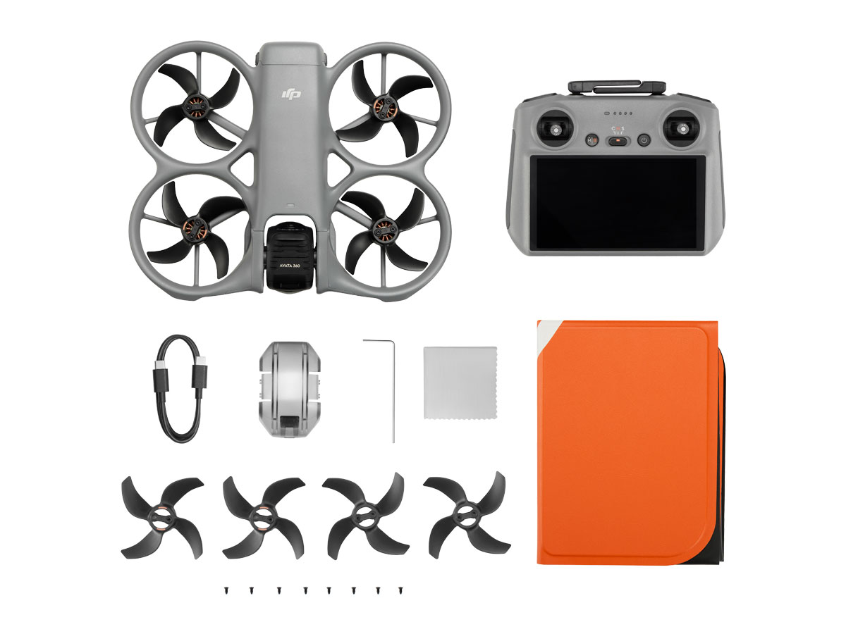 Zawartość zestawu DJI Avata 360 (RC 2)