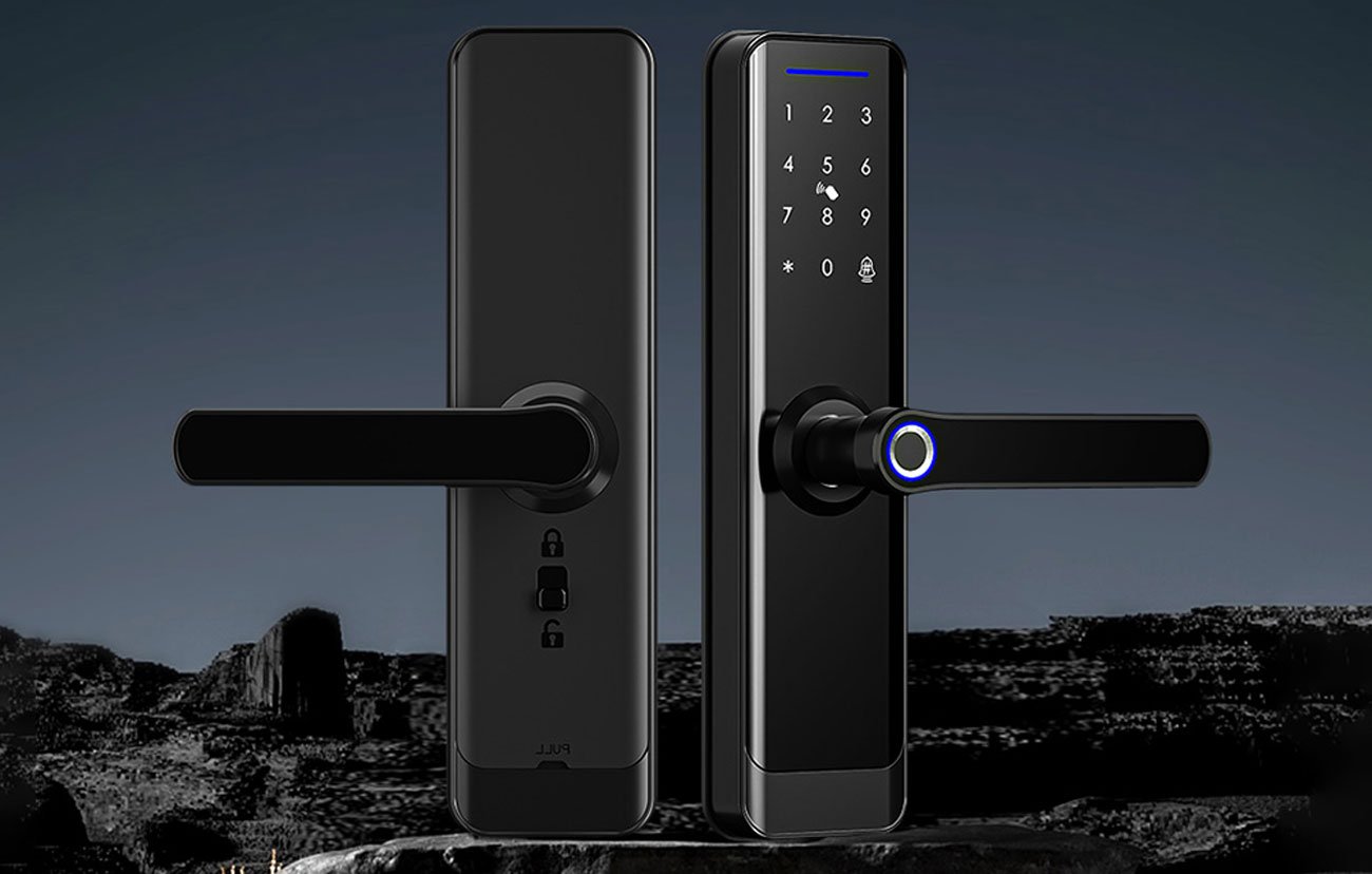 Inteligentny zamek cyfrowy Avatto SDL-A270-S -6072 Wi-Fi Czarny - Grafika lifestyle