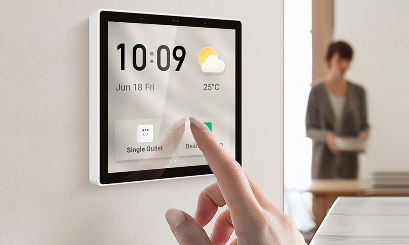 Inteligentny panel sterowania Avatto T6E ZigBee TUYA - Czytelny wyświetlacz LCD