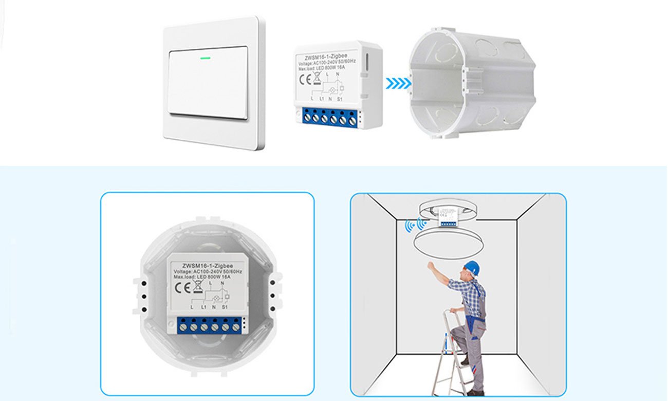 ZigBee Avatto ZWSM16-W3 TUYA