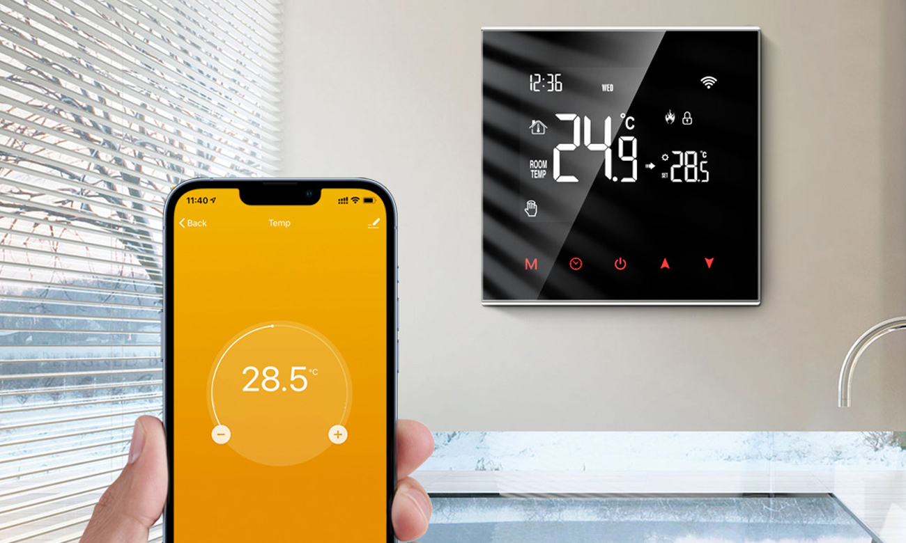 Intelligenter Thermostat für Warmwasserbereiter Avatto Steuerung per App