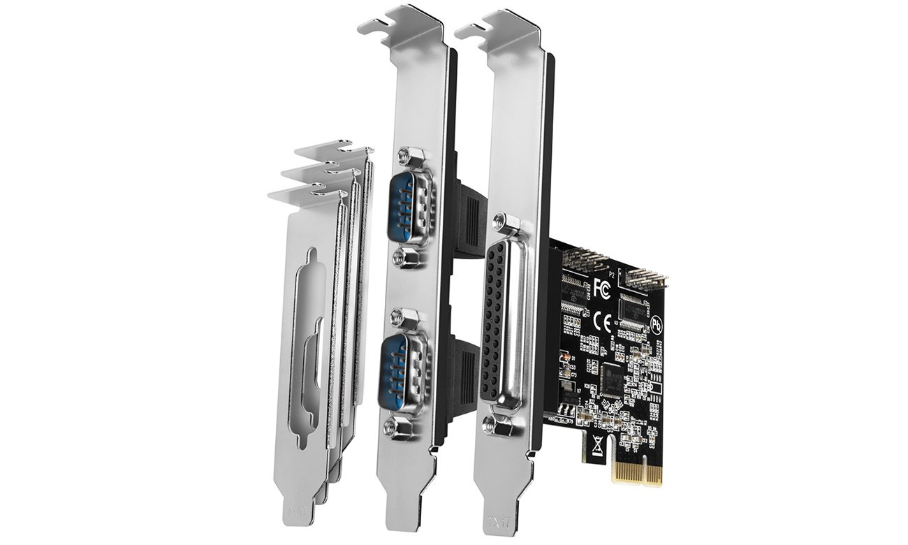 Kontroler Axagon 1x port równoległy LPT + 2x port szeregowy RS232