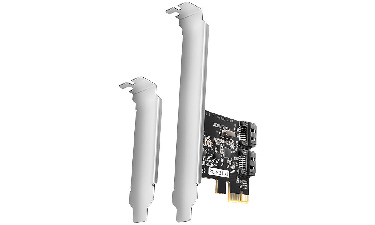 Axagon PCES-SJ2 PCIe-Controller 2x interner SATA-Port