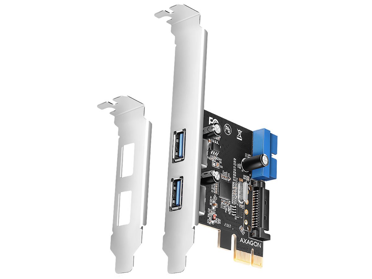 Kontroler Axagon PCIe 2+2x port USB 3.2 GEN
