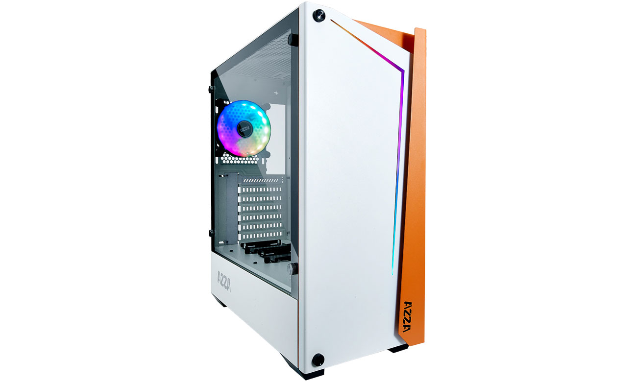 Obudowa do komputera Azza Apollo 430 biała 4712839555328 / CSAZ-430W-DF2