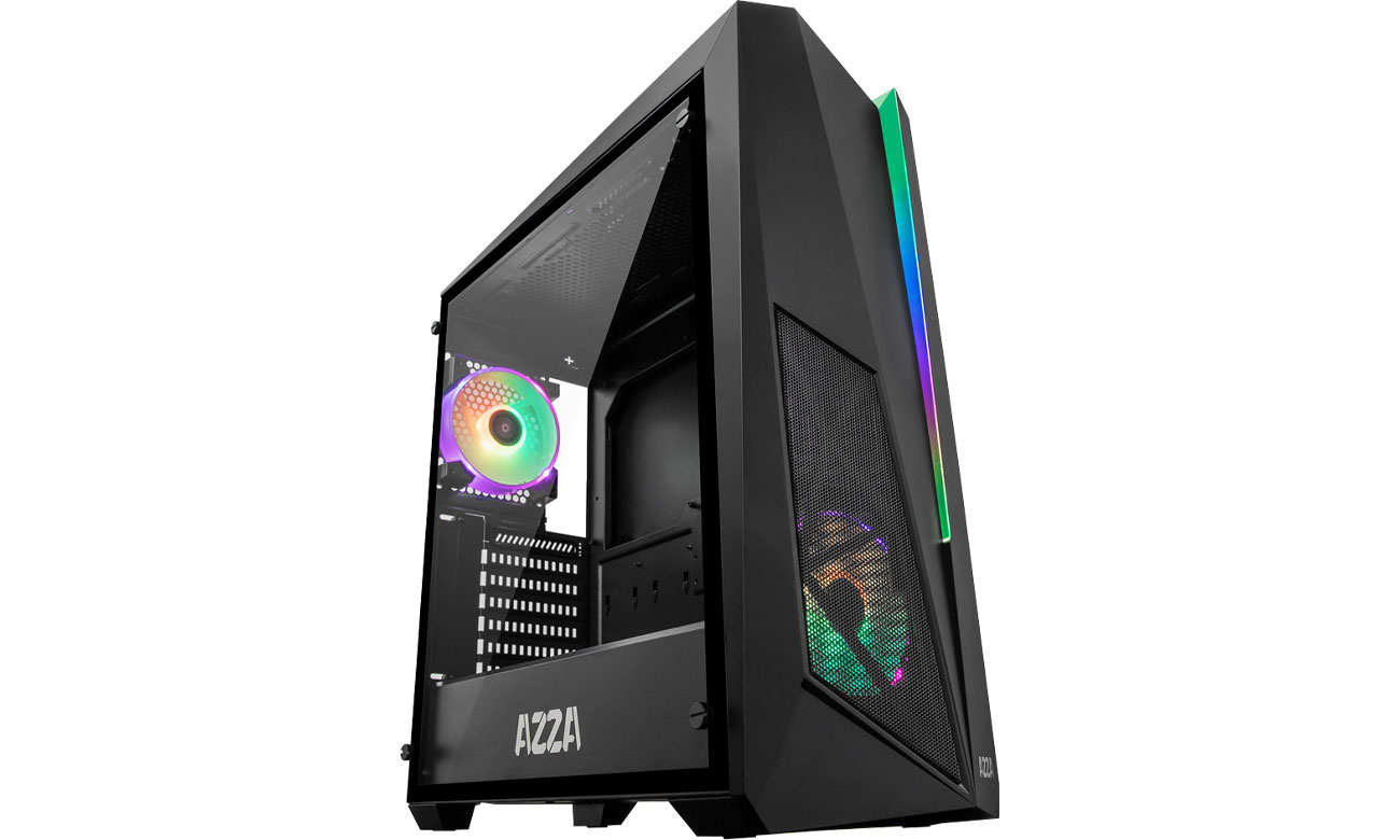 Obudowa do komputera Azza Thor 320DH RGB czarna 4719867047351 / CSAZ 320DH