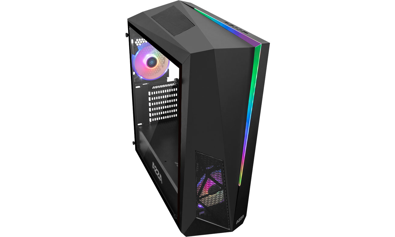 Azza Thor 320DH RGB czarna - Tył