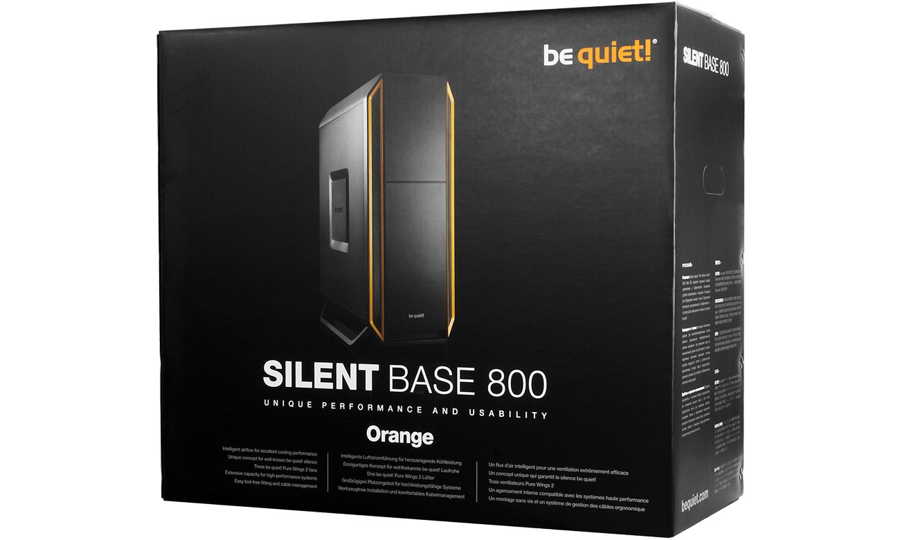 be quiet! Silent Base 800 box