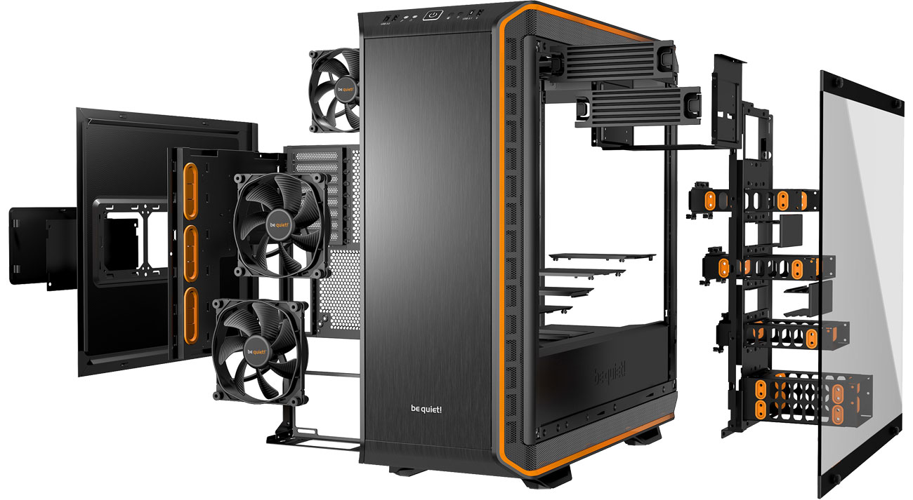 be quiet! Dark Base Pro 900 Orange Rev.2 BGW14 Klatki na dyski