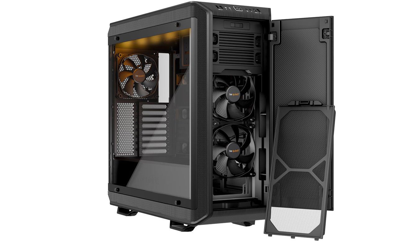 be quiet! Dark Base Pro 900 Black Rev.2 wentylatory