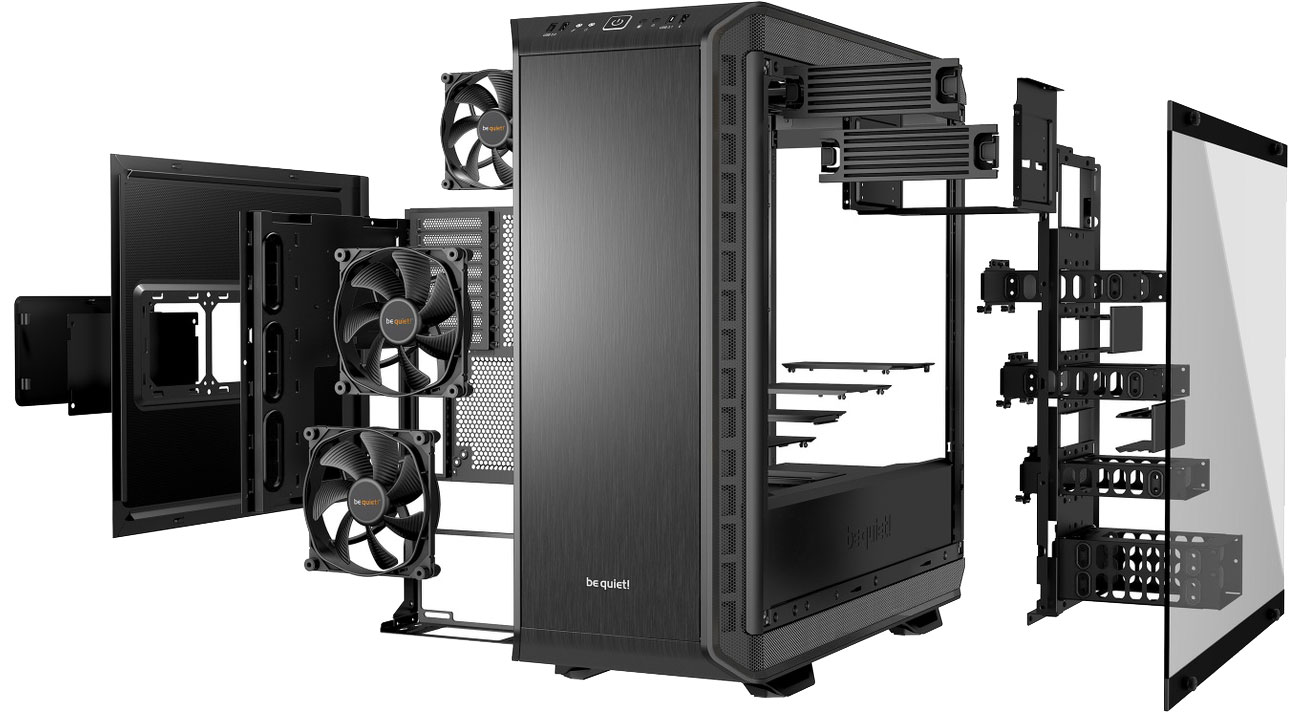 be quiet! Dark Base Pro 900 Black Rev.2 BGW15 Klatki na dyski