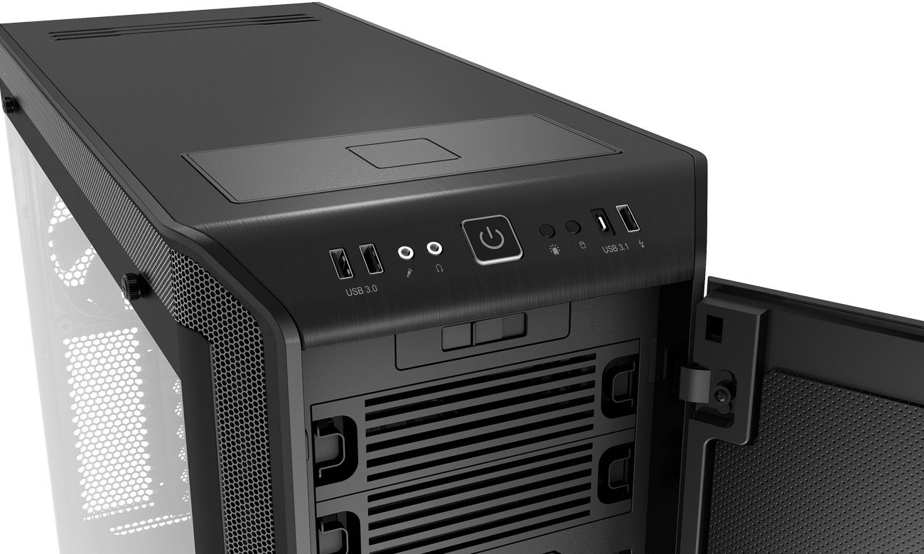 be quiet! Dark Base Pro 900 Black Rev.2 BGW15 Ładowarka Qi, porty USB