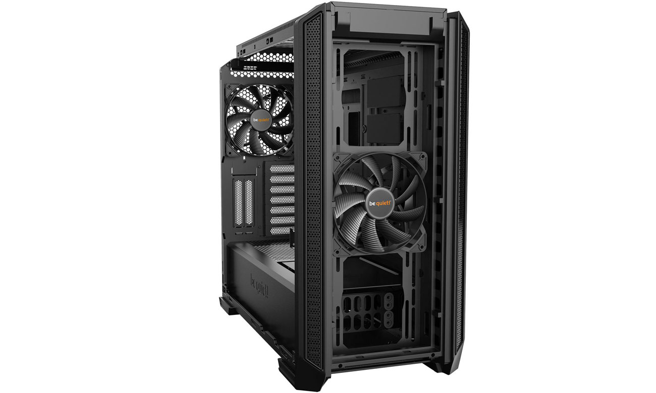 be quiet! Silent Base 601 czarna z oknem wentylatory