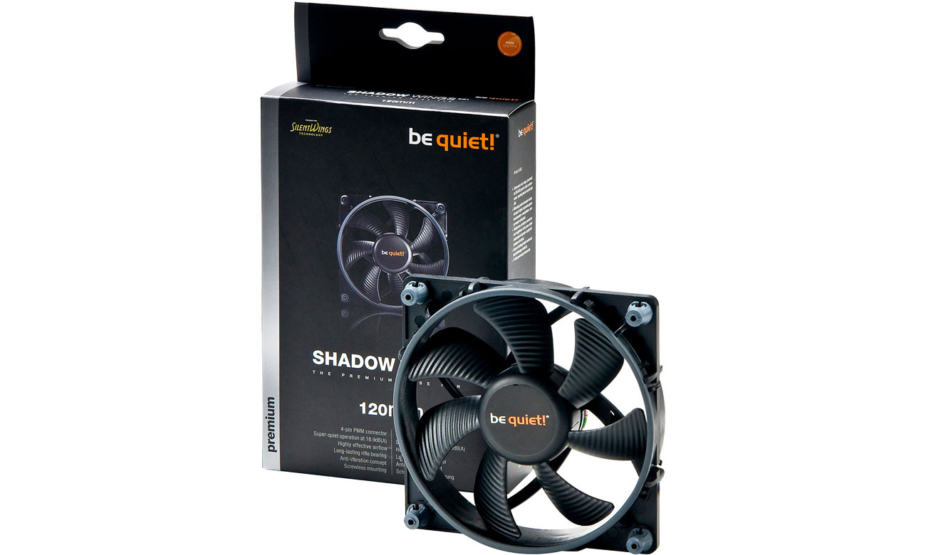 Wentylator do komputera be quiet! Shadow Wings 120mm Low Speed BL053