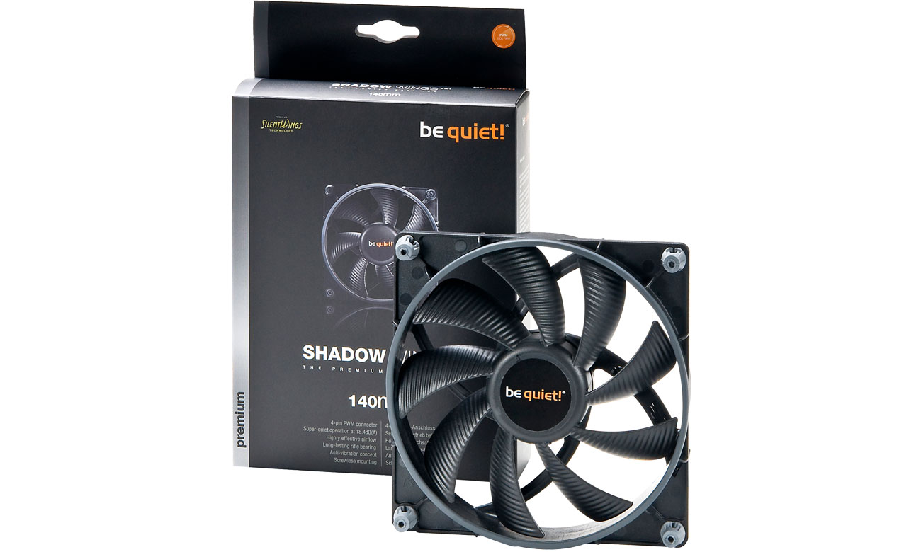 Wentylator do komputera be quiet! Shadow Wings 140mm Medium Speed BL056