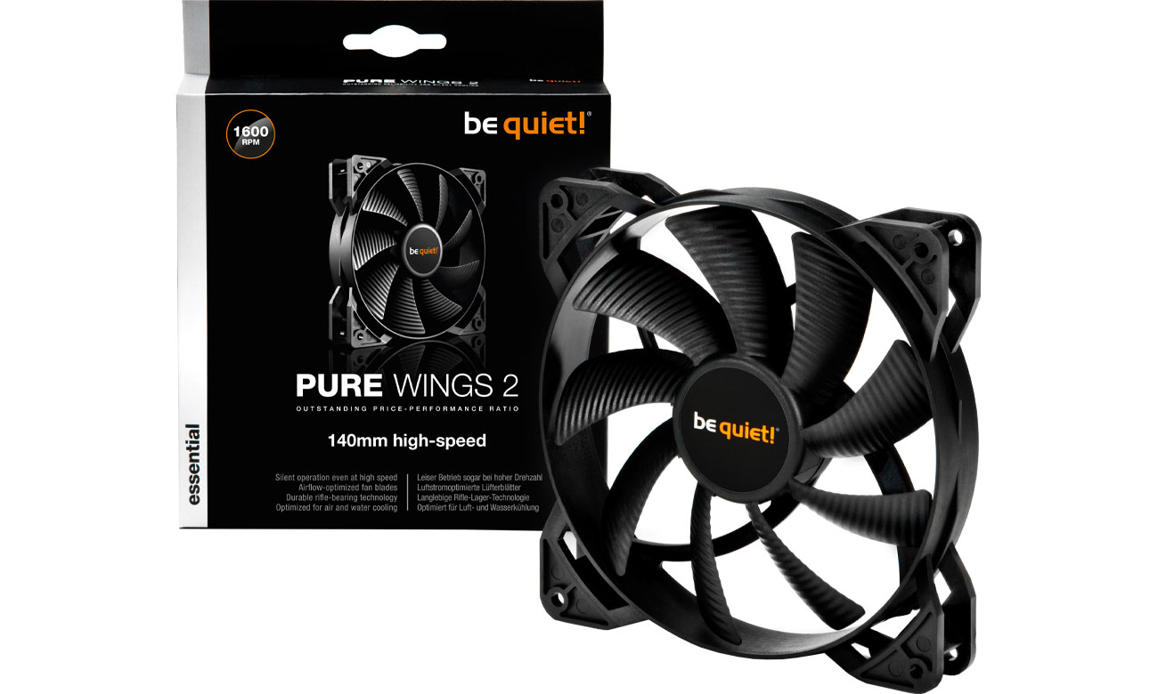 Wentylator do komputera be quiet! Pure Wings 2 140mm High-Speed BL082