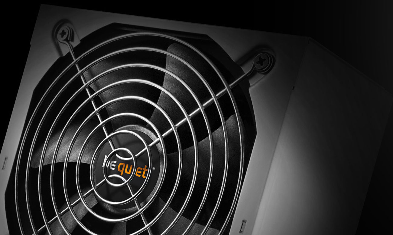 be quiet System Power B9 450W (bulk) Bardzo cicha praca Wysokiej jakości wentylator