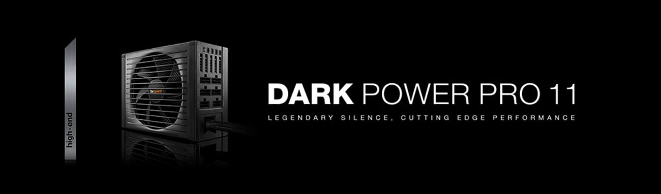be quiet! 550W Dark Power PRO 11 wentylator overclocking modularne okablowanie