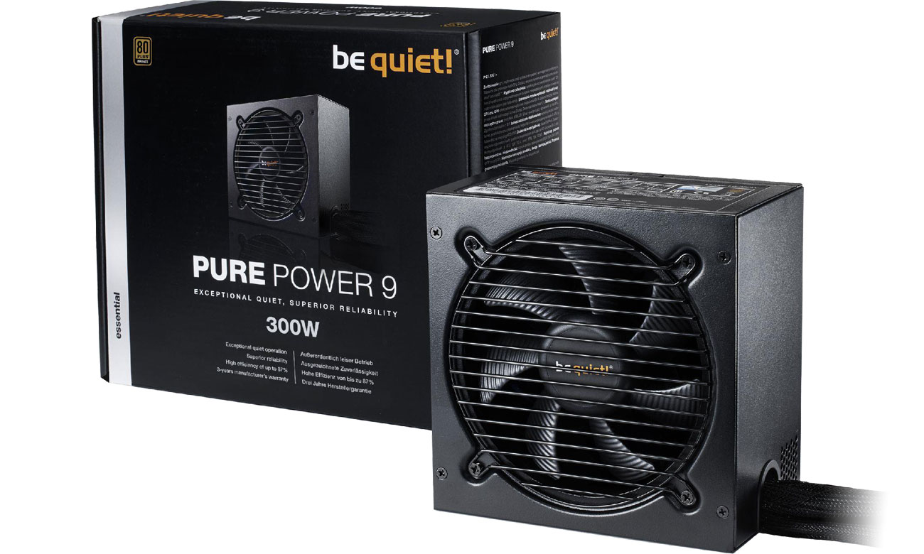 Zasilacz do komputera be quiet! 300W Pure Power 9 BN260