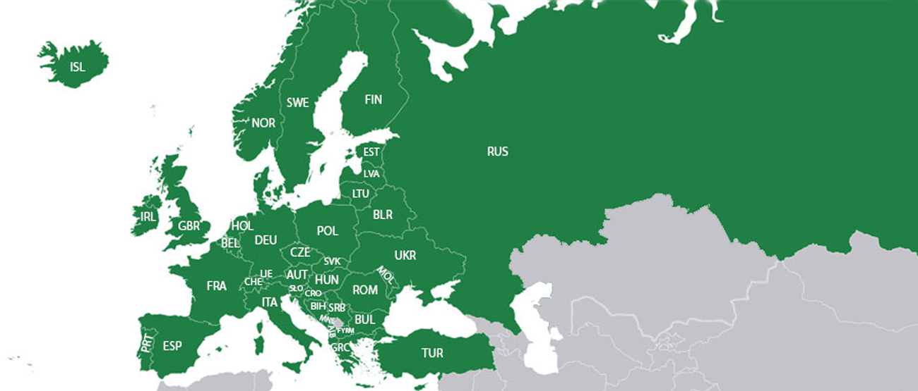 Mapa Europy