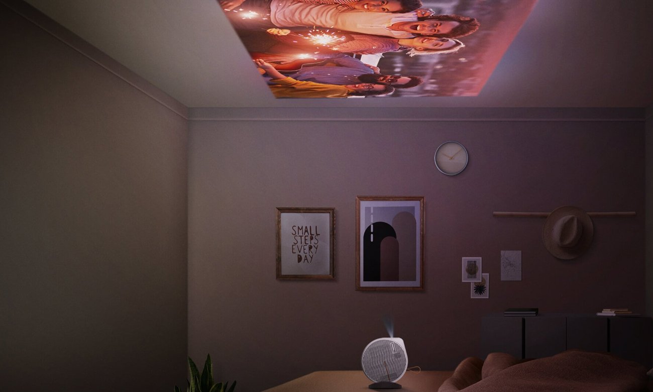 BenQ GV11 wyświetlanie na suficie