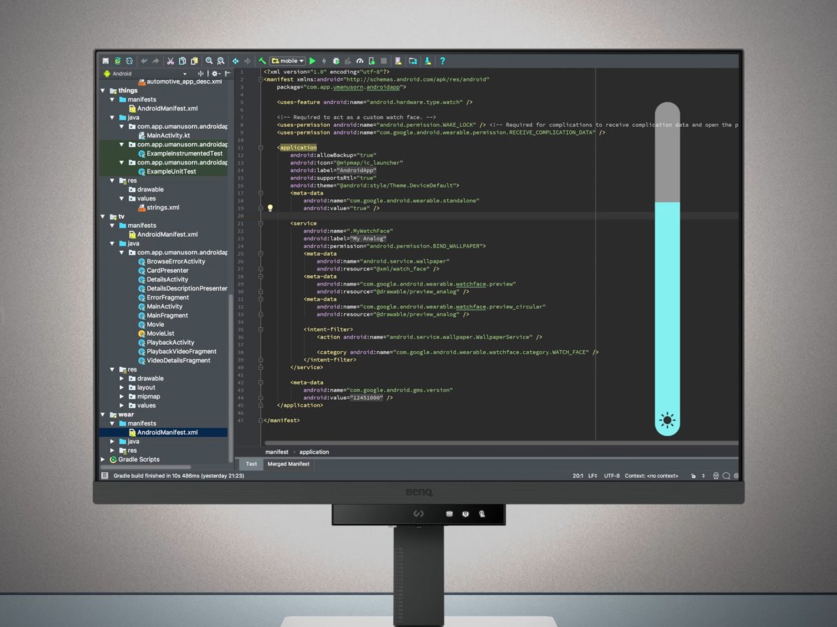 Monitor BenQ RD280U - Grafika lifestyle