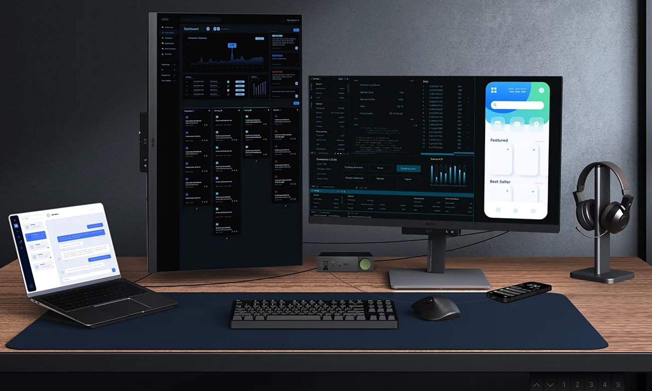 Monitor dla programisty BenQ RD320UA - Grafika lifestyle