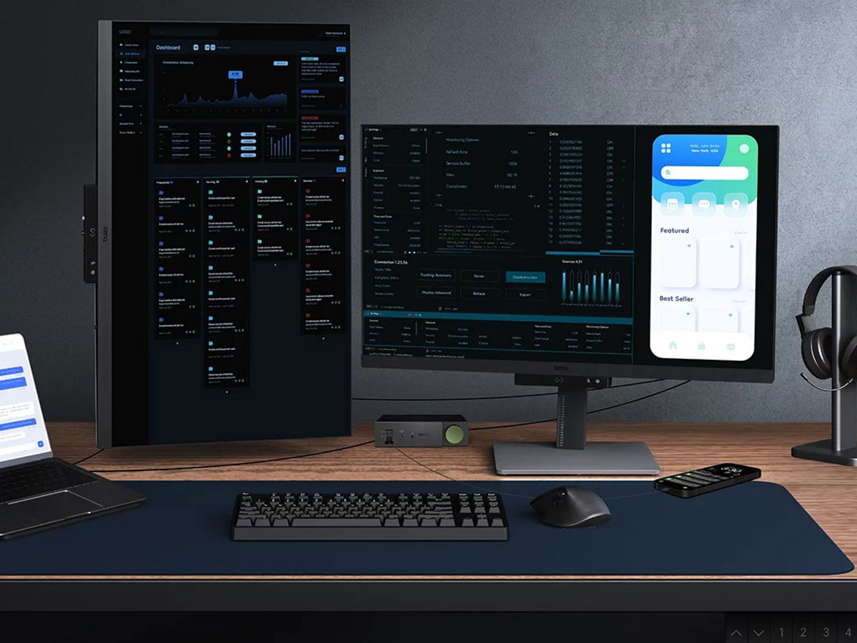 Monitor dla programisty BenQ RD320UA - Grafika lifestyle