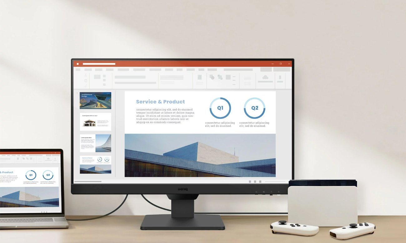 Monitor BenQ GW2490 wygląd