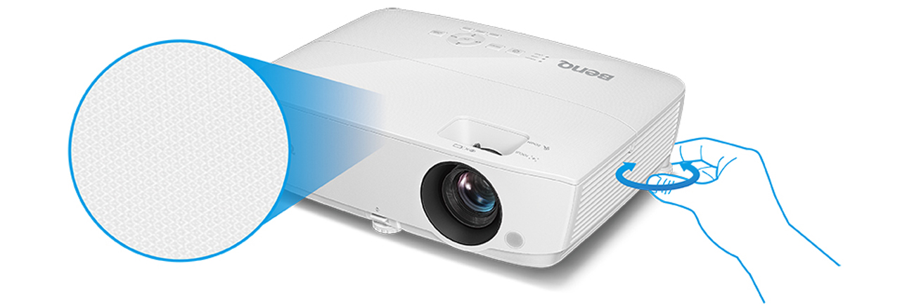 BenQ MH534 DLP Kompaktowy Rozmiar